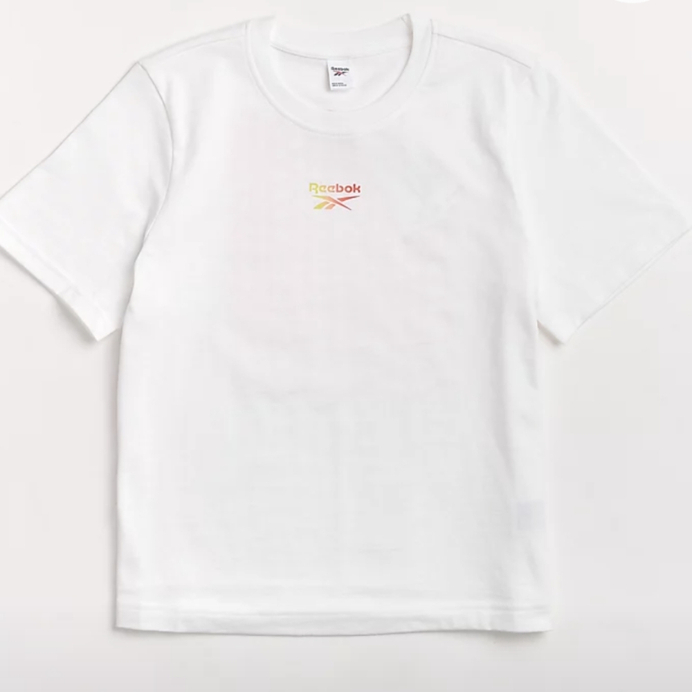 Reebok Festive Neon Print/White Tee (New)